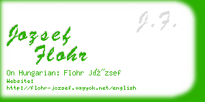 jozsef flohr business card